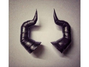 horn demon cosplay doll evil goldmund horns monter props solomonlq 3d print model - Mito3D