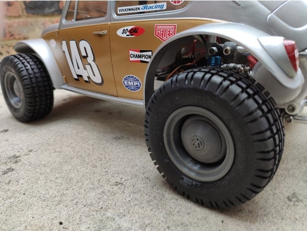 Tamiya srb 3 parça tekerlekler f150 rc araba kum kavurucu buggy tekerlek 3D print model - Mito3D