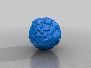 humano bola 3d print model - Mito3D