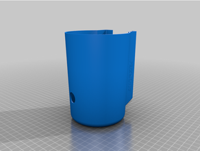 piédestal ventilateur couverture gaine 3d print model - Mito3D
