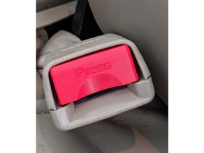 Mazda cinto segurança liberação botão 3d print model - Mito3D