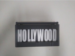 hollywood sign 3d print ready adjustable animal cool cura decor decoration diy easy build holly letters original peice separate sketchup small wall mount wood 3d print model - Mito3D