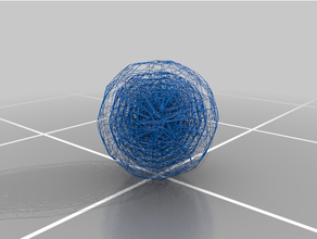 ominous floating sphere blender generative art 3d print model - Mito3D