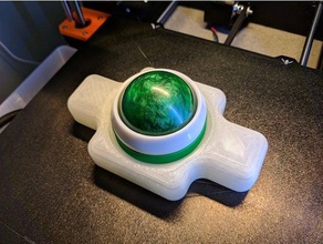 massage ball roller holder 3d print model - Mito3D