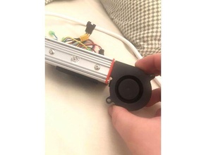 elettrico scooter attivo raffreddamento 5015 fan condotto m365 scheda madre 3d print model - Mito3D
