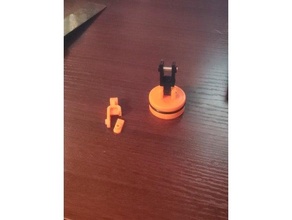 nerf doublestrike trigger link oring cup gun nerfgun mod 3d print model - Mito3D