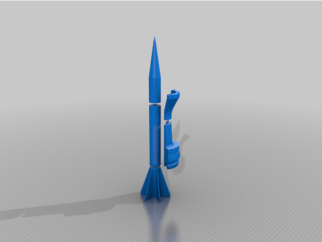 m735 105mm apfsds Penetrator Hufe 3D print model - Mito3D