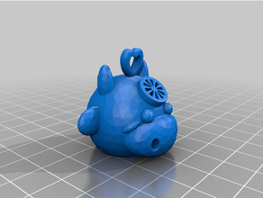 vache sifflet gamins jouet 3d print model - Mito3D