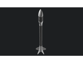 customisable modular model rocket - remixed lego compatible 3d print model - Mito3D
