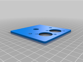 speakon chassis socket single double switched mounting plate uk pattress box 3d print model - Mito3D