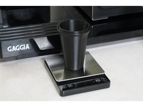 gaggia amoladora portafiltro dosificacion taza café clásico 3d print model - Mito3D