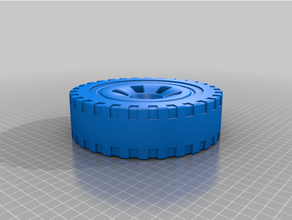 churrasco roda 3d print model - Mito3D