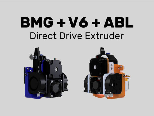 bmg + v6 abl directo manejar extrusora 4020 ventilador 5015 conducto alfawise metal auto cama arrasamiento bltouch bondtech compacto crealidad ender 3 3D print model - Mito3D