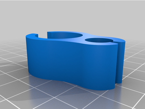 simples safira pró cama cabo suporte 3d impressora partes afinação aquecida poupar árvores arvores 3d print model - Mito3D