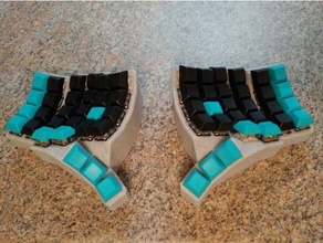 tightyl 5x6 dactyl dactyl-manuform ergonomic keyboard 3d print model - Mito3D