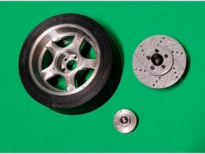 impala ss wheel tire disk ad hub model 3d print model - Mito3D