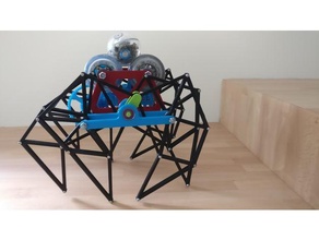 sphère brin bête métrique motorisé imprimable 3d print model - Mito3D
