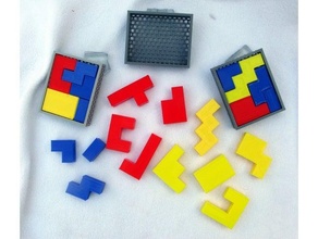 tiling puzzles openscad 3d print model - Mito3D