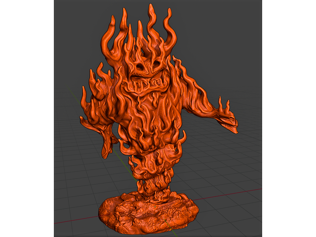 elemental - version 2 dandd dungeons dragons tabletop gaming 3D print model - Mito3D