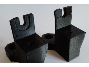 hipercubo evolução melhorado Duplo eixo linear trilho suporte 3d impressora partes evo z axis 3d print model - Mito3D
