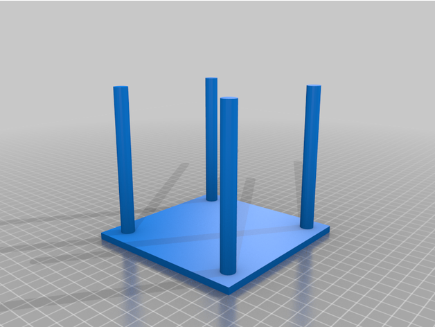 barbie dining table 3D print model - Mito3D
