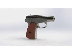 Makarov tabanca 3d print model - Mito3D