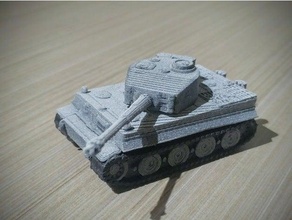 tiger 1 easy print 3d print model - Mito3D