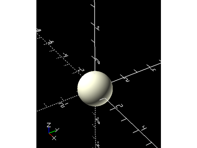 sphere 3D print model - Mito3D