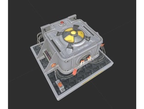 fusion pulse charge fallout 4 nuclear bomb 3d print model - Mito3D