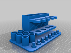 cricut organizador criador canetas 3d print model - Mito3D
