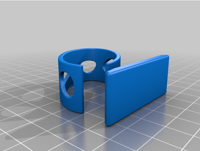 curved watch stand 3d print model - Mito3D