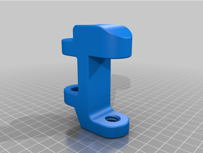 articulating led lamp reinforced clamp 3d print model - Mito3D