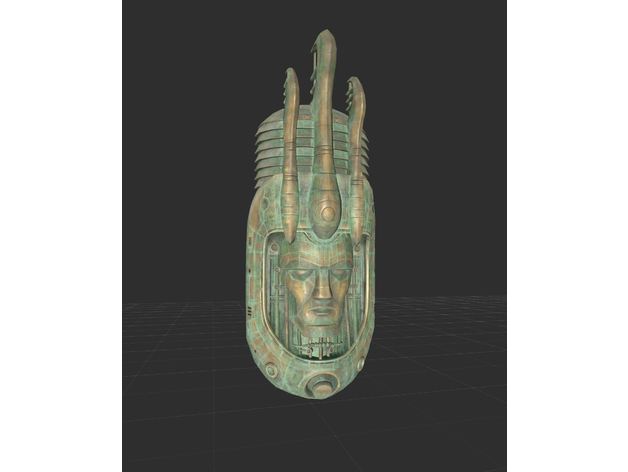 ricaduta art Deco statua 1 4 ornamento 3D print model - Mito3D