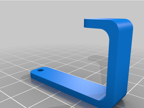 hockey bastone parete gancio montare 3d print model - Mito3D