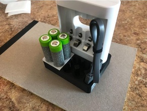 amazonbasics battery charger holder - aa 3d print model - Mito3D
