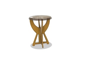 mesa in forma 3dprintable decorazione decorativo arredamento makeprintable tavolo 3d print model - Mito3D