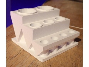 lab tube rack 3d print model - Mito3D