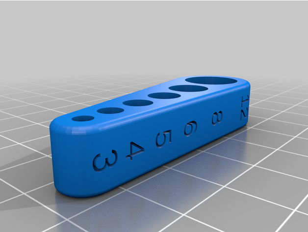 configurable centre percer organisateur 3D print model - Mito3D