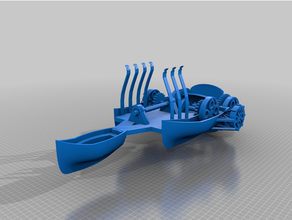 steampunk bote remos 3d print model - Mito3D