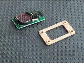 ds1302 relógio módulo montagem base arduino monte nano real uno 3d print model - Mito3D