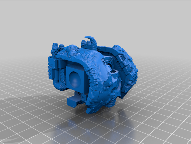 dreadnought marque liv nurgle torse 3D print model - Mito3D