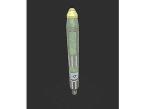 fallout76 icbm caer 76 nuclear bomba Nuke 3d print model - Mito3D