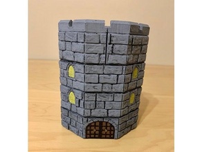 castello mazzo scatola Magia raccolta mtg 3d print model - Mito3D