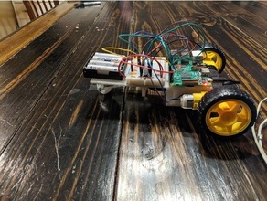 platform stil 2 tekerlek robot nodebots nodejs Ahududu pi robotlar 3d print model - Mito3D