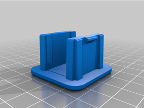 square tube cap 3d print model - Mito3D