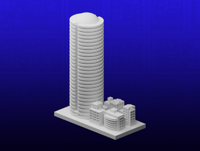 greeblecity office building 3d print model - Mito3D