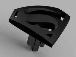 snap fit kol düğmeleri Süpermen düğmesi moda Aksesuarlar logo multi color renkli malzemeli gömlek çatırdamak snapfit stil giyilebilir 3d print model - Mito3D