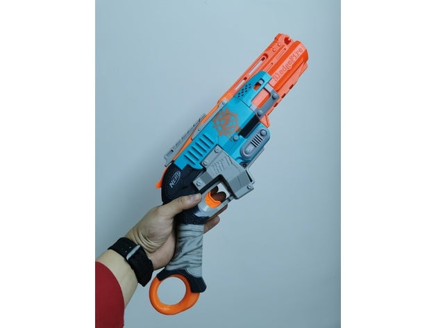 nerf kızak ateşi yüzük 3D print model - Mito3D