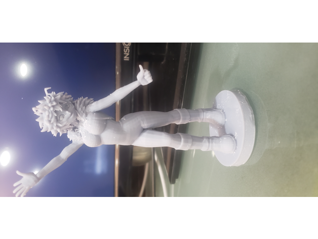 mina Zahl mha bnha Boku Held Akademie Ashido gestellt 3D print model - Mito3D