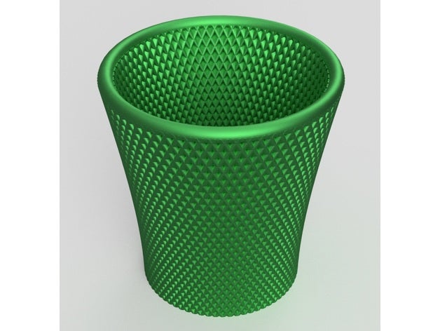 geometrisch Container Würfel Diamant gestalten Halter Unterstützung Haushalt Bleistift 3D print model - Mito3D
